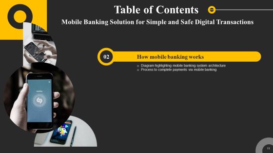 Mobile Banking Solution For Simple And Safe Digital Transactions Ppt PowerPoint Presentation Complete Deck With Slides Slide11