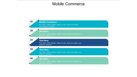 Mobile Commerce Ppt PowerPoint Presentation Show Example File Cpb
