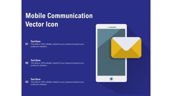 Mobile Communication Vector Icon Ppt PowerPoint Presentation Gallery Deck PDF