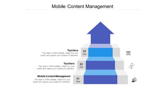 Mobile Content Management Ppt PowerPoint Presentation Model Graphics Tutorials Cpb