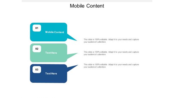 Mobile Content Ppt PowerPoint Presentation Gallery Portrait Cpb