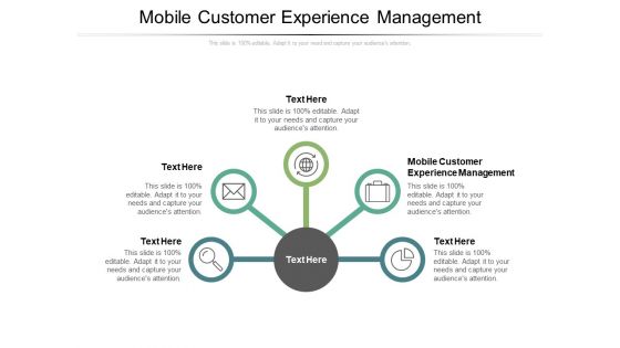 Mobile Customer Experience Management Ppt PowerPoint Presentation Show Background Cpb Pdf