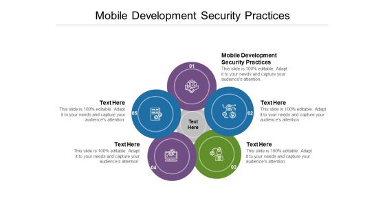 Mobile Development Security Practices Ppt PowerPoint Presentation Professional Gridlines Cpb Pdf
