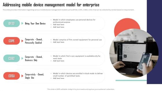 Mobile Device Management Addressing Mobile Device Management Model Brochure PDF