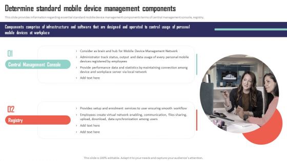 Mobile Device Management Determine Standard Mobile Device Management Components Ideas PDF