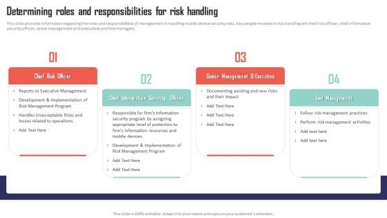 Mobile Device Management Determining Roles And Responsibilities For Risk Handling Microsoft PDF