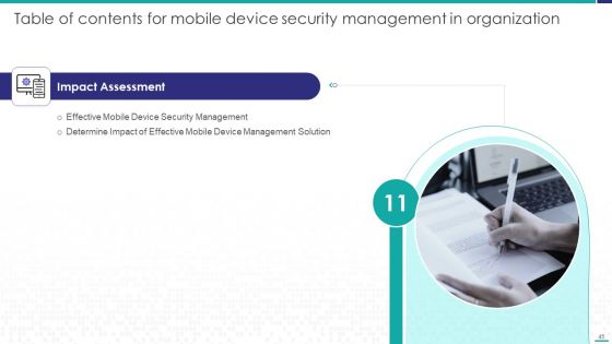 Mobile Device Security Management In Organization Ppt PowerPoint Presentation Complete Deck With Slides