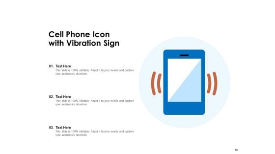 Mobile Icon Cell Phone Internet Connection Ppt PowerPoint Presentation Complete Deck