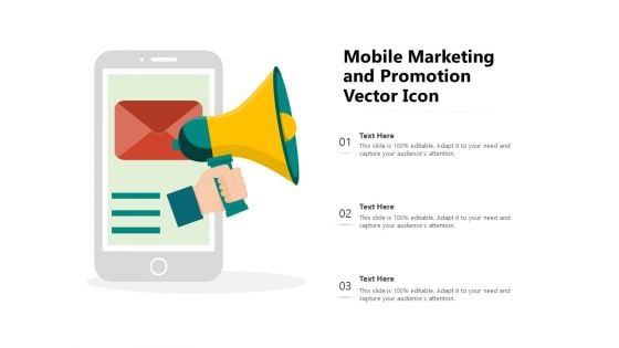 Mobile Marketing And Promotion Vector Icon Ppt PowerPoint Presentation Gallery Format PDF
