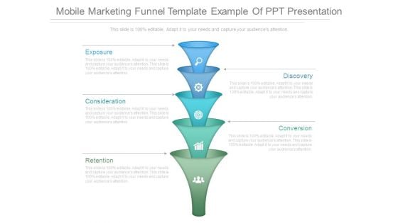 Mobile Marketing Funnel Template Example Of Ppt Presentation