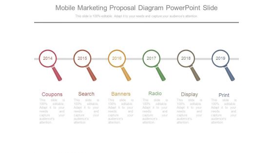 Mobile Marketing Proposal Diagram Powerpoint Slide