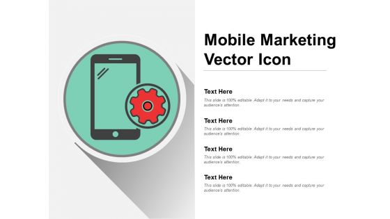 Mobile Marketing Vector Icon Ppt Powerpoint Presentation Inspiration Graphics Example