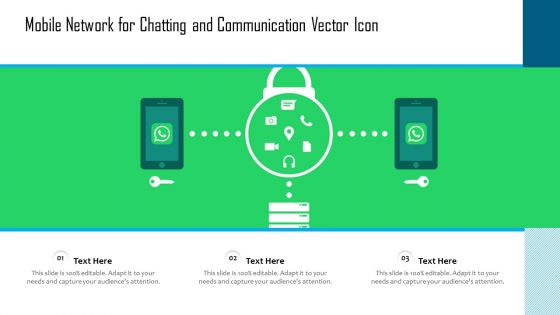 Mobile Network For Chatting And Communication Vector Icon Ppt Pictures Styles PDF