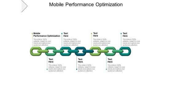 Mobile Performance Optimization Ppt PowerPoint Presentation Professional Microsoft Cpb