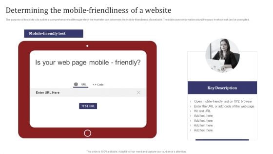 Mobile Search Engine Optimization Plan Determining The Mobile Friendliness Of A Website Designs PDF