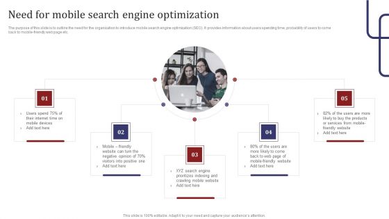 Mobile Search Engine Optimization Plan Need For Mobile Search Engine Optimization Inspiration PDF Mobile Search Engine Optimization Plan Need For Mobile Search Engine Optimization Inspiration PDF