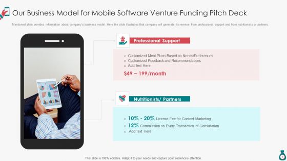 Mobile Software Venture Funding Pitch Deck Ppt PowerPoint Presentation Complete With Slides