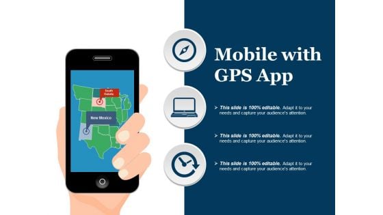 Mobile With Gps App Ppt PowerPoint Presentation Inspiration Guide