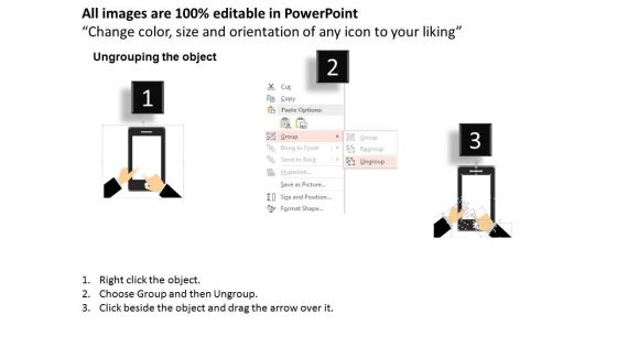 Mobile With Message Apps Icons Powerpoint Template