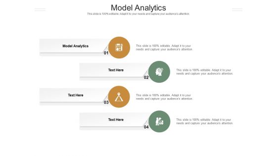 Model Analytics Ppt PowerPoint Presentation Icon Deck Cpb Pdf