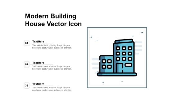 Modern Building House Vector Icon Ppt PowerPoint Presentation Ideas Aids PDF