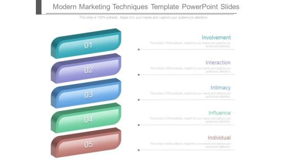 Modern Marketing Techniques Template Powerpoint Slides