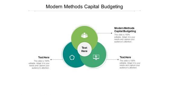 Modern Methods Capital Budgeting Ppt PowerPoint Presentation Model Display Cpb Pdf