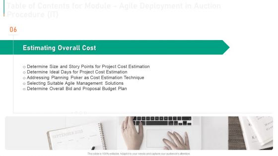 Module Agile Deployment In Auction Procedure IT Ppt PowerPoint Presentation Complete Deck With Slides