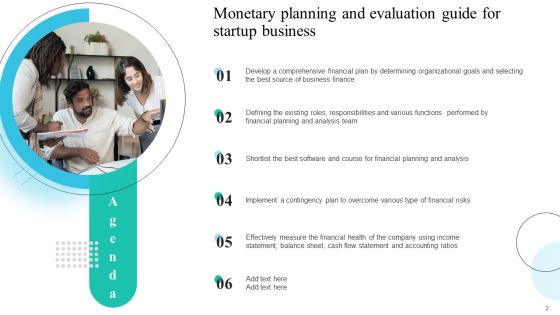 Monetary Planning And Evaluation Guide For Startup Business Ppt PowerPoint Presentation Complete Deck With Slides Slide02
