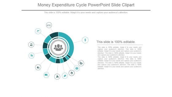 Money Expenditure Cycle Powerpoint Slide Clipart