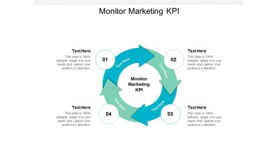 Monitor Marketing KPI Ppt PowerPoint Presentation Ideas Tips Cpb