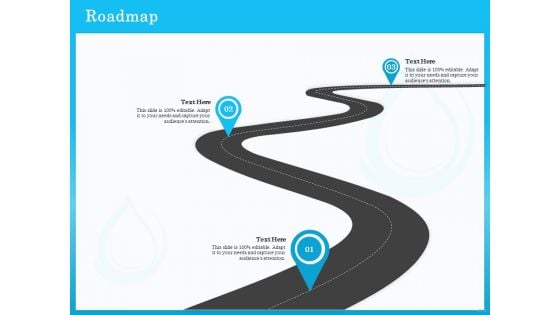 Monitoring And Evaluating Water Quality Roadmap Ppt Slides Topics PDF