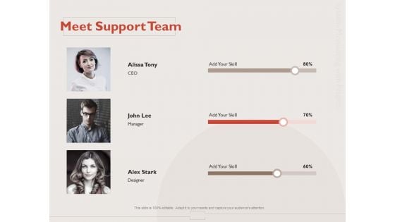 Monitoring Computer Software Application Meet Support Team Ppt PowerPoint Presentation Layouts Show PDF