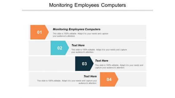 Monitoring Employees Computers Ppt PowerPoint Presentation Model Design Templates Cpb