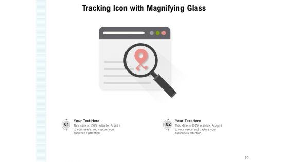 Monitoring Icon Exclamation Location Magnifying Glass Ppt PowerPoint Presentation Complete Deck