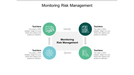 Monitoring Risk Management Ppt PowerPoint Presentation Icon Diagrams Cpb