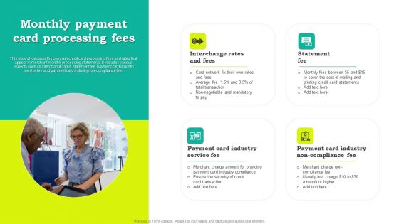 Monthly Payment Card Processing Fees Inspiration PDF