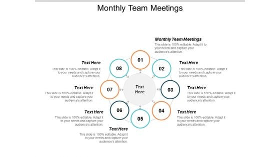 Monthly Team Meetings Ppt PowerPoint Presentation Outline Background Image Cpb
