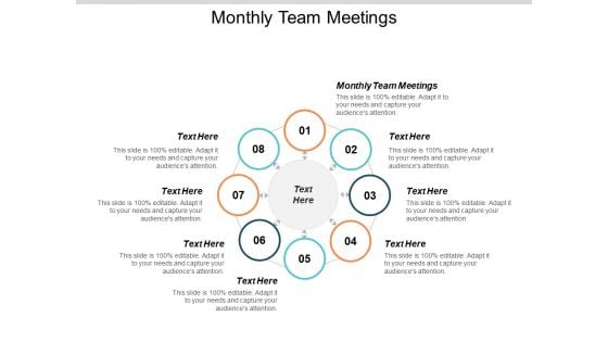 Monthly Team Meetings Ppt PowerPoint Presentation Outline Background Image Cpb