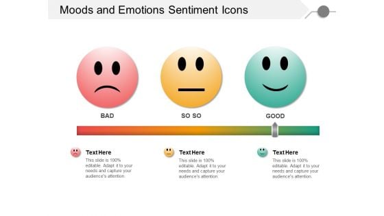 Moods And Emotions Sentiment Icons Ppt Powerpoint Presentation Styles Icon