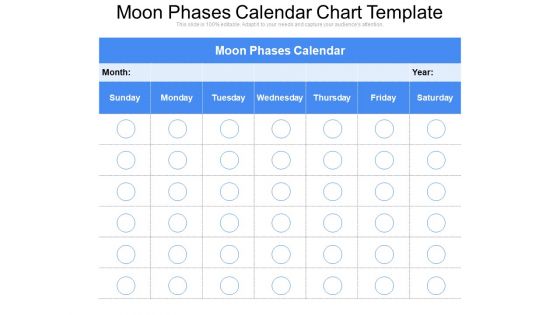 Moon Phases Calendar Chart Template Ppt PowerPoint Presentation File Template PDF