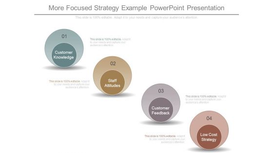 More Focused Strategy Example Powerpoint Presentation