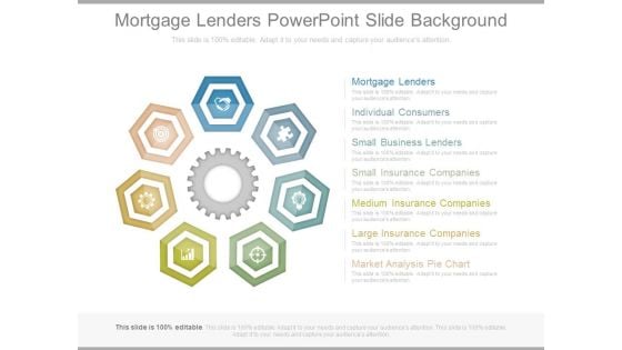 Mortgage Lenders Powerpoint Slide Background