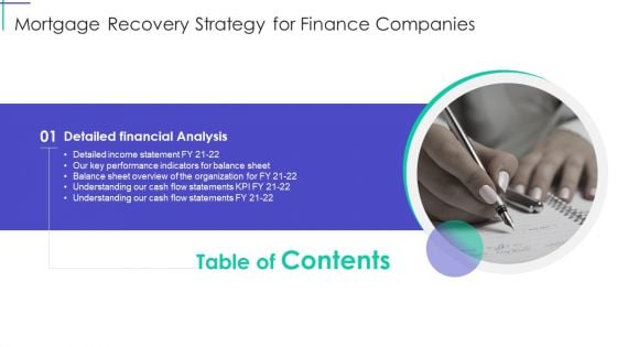 Mortgage Recovery Strategy For Finance Companies Income Portrait PDF