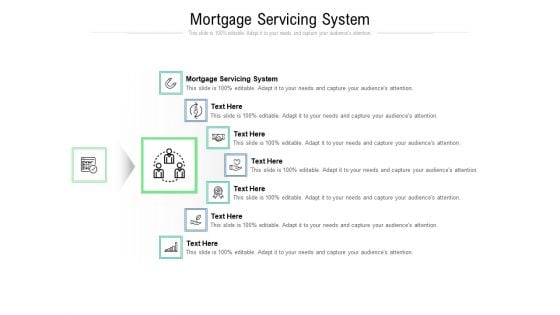 Mortgage Servicing System Ppt PowerPoint Presentation Slides Maker Cpb Pdf