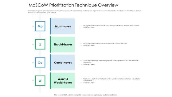 Moscow Prioritization Technique Overview Action Priority Matrix Ppt Portfolio Template PDF