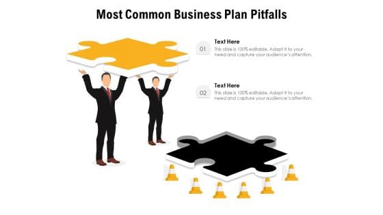 Most Common Business Plan Pitfalls Ppt PowerPoint Presentation Outline Deck PDF