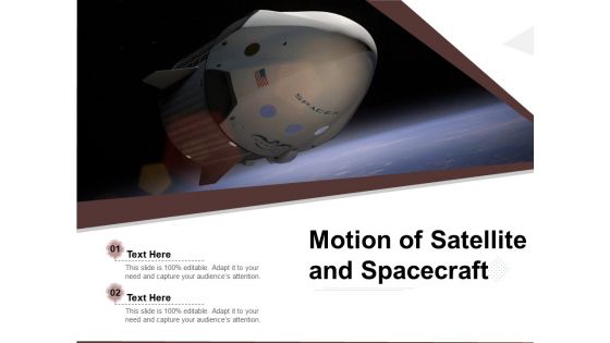 Motion Of Satellite And Spacecraft Ppt PowerPoint Presentation File Example PDF