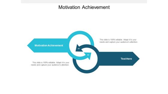 Motivation Achievement Ppt PowerPoint Presentation Inspiration Outfit Cpb