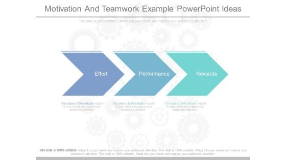 Motivation And Teamwork Example Powerpoint Ideas